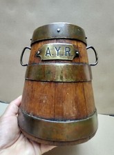 Scarce Antique Coppered Barrel