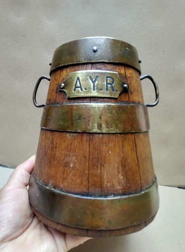 Scarce antique coppered barrel - antique,