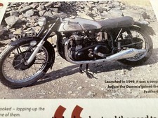 NORTON DOMINATOR 500cc TEST MOTORCYCLE MAGAZINE ARTICLE