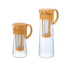 Hario Mizudashi Cold Brew Coffee Pot (0.6 or 1 Litre) - Brown, Mocha, Red