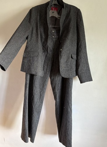 Monsoon grey wool - monsoon, two