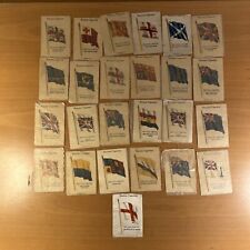 COLLECTION OF 25 VINTAGE KENSITAS FLAG CIGARETTE SILKS