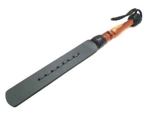 Handmade leather paddle - handmade,