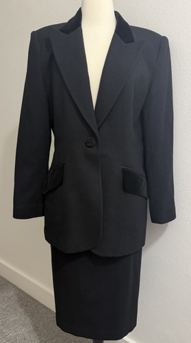 Vtg oleg cassini womens black - oleg,