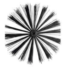 Chimney Brush Head Sweep Universal Cleaning Drain Rod 16 Inch 400mm