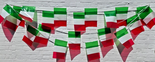 Italy flag bunting - bunting, 10m