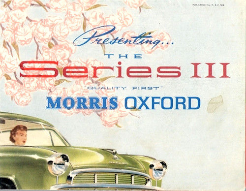 Morris oxford series iii - morris,