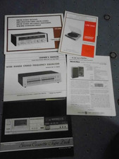 VARIOUS OWNERS MANUALS FOR HI-FI EQUIPMENT FROM 1983/4 : AMPLIFIER / DECK/ ect,