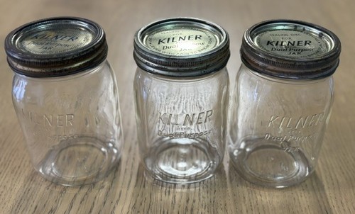 Set vintage kilner dual - of, 3