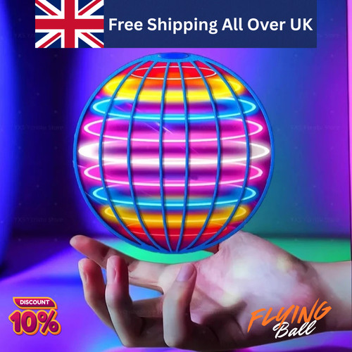 Led flying orb ball toy - led,