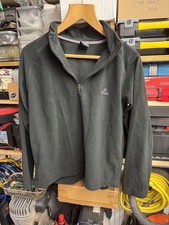 Craghoppers Men’s black Half Zip Fleece Top Size M Lightweight Pullover