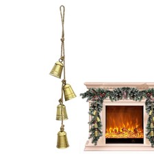 Christmas Bells Seasonal Porch Decoration Vintage Cow Bell Ornaments
