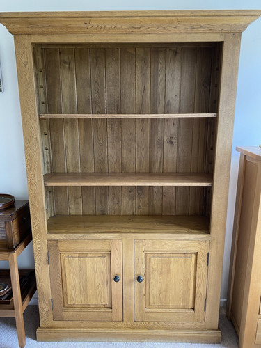 Solid oak welsh dresser - solid,