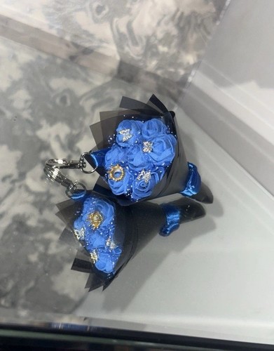 Mini blue keyring - mini, bag
