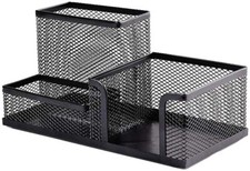 Metal Black Mesh Office Desk