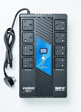 BPC Uninterruptible Power Supply 1000VA UPS with 8 Outlets UK Plug for Home
