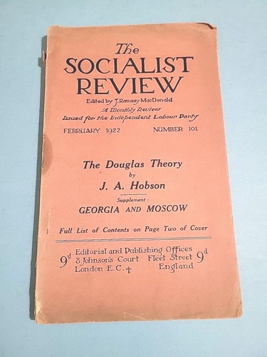 Rare 1922 socialist review - 1922,