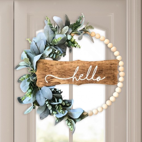 Wood bead flower - bead,