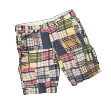 J Crew Patchwork Plaid Shorts