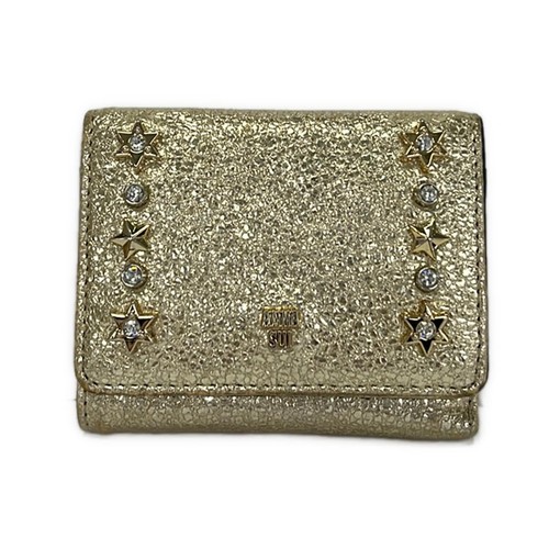 Anna sui gold leather - anna,