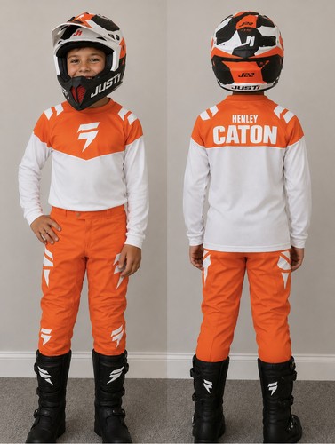 Kids motocross helmet carbon - helmet,