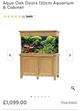 Aqua Oak Doors 120cm Aquarium
