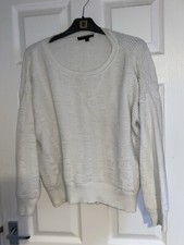 French Connection XL White Jumper Autumn Wardrobe 
