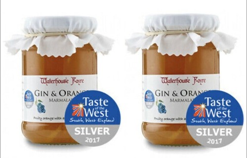 Two jars gin and orange - of,