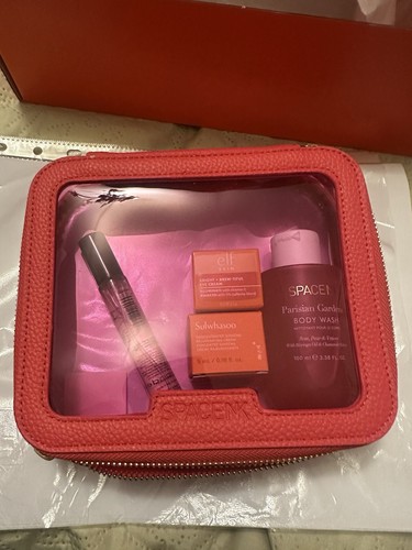 Space pink cosmetic bag and - pink,
