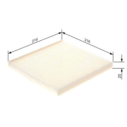 Bosch cabin air filter - filter, (pollen
