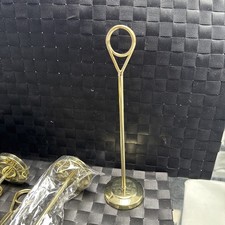 Metal Place Card Holder Set 10 PCS Table Number Stands - Gold Colour