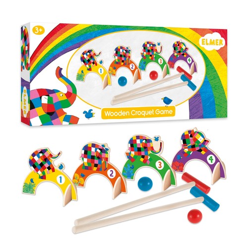 Elmer wooden croquet set - elmer,