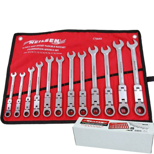 Double flexi head ratchet - double, flexi-head