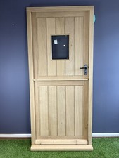Exterior Double Glazed Front Door Oak Stable Door & Frame 924mm X 2073mm