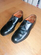 Men's David Scott Black Leather Shoes Sixe 7.5 Excellent Condition