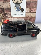 Vintage 1983 Ertl A Team Van Metal Diecast Toy Needs Restoration