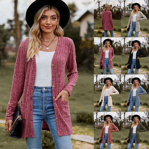 Ladies knitted coat - ladies,
