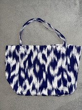 M&S Cotton Beach Tote Bag ~ Blue & White ~ BNWOT