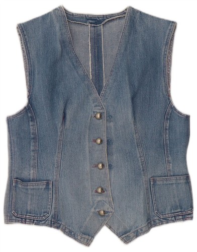 Vintage womens denim waistcoat - womens,