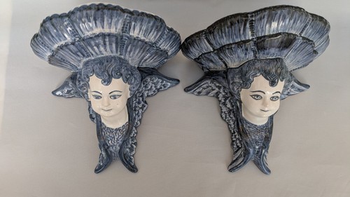 Pair vintage ceramic - of,