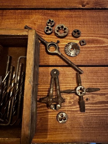Various vintage drill bits - various,