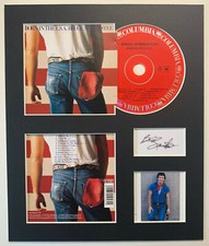 BRUCE SPRINGSTEEN - Signed Autographed - BORN IN THE USA - Album Display