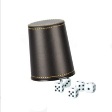 Dice Cup with 5 Dice Dice