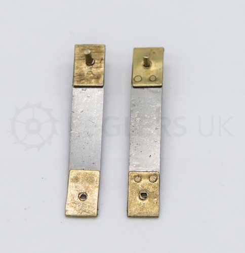 Brass clock pendulum - 2x,
