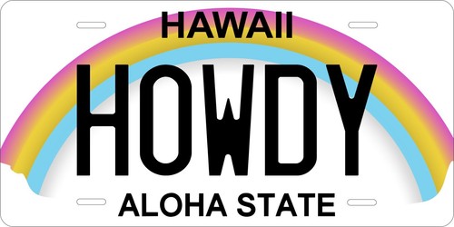 Hawaii rainbow personalized - rainbow,