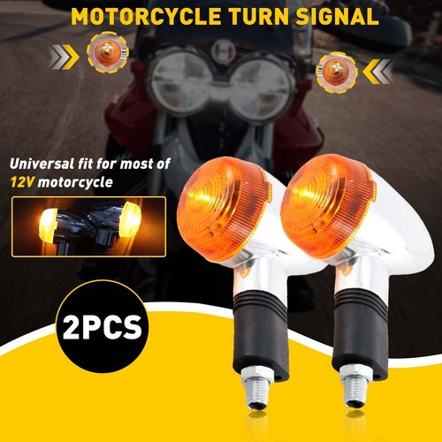2pcs chrome motorcycle front - chrome,