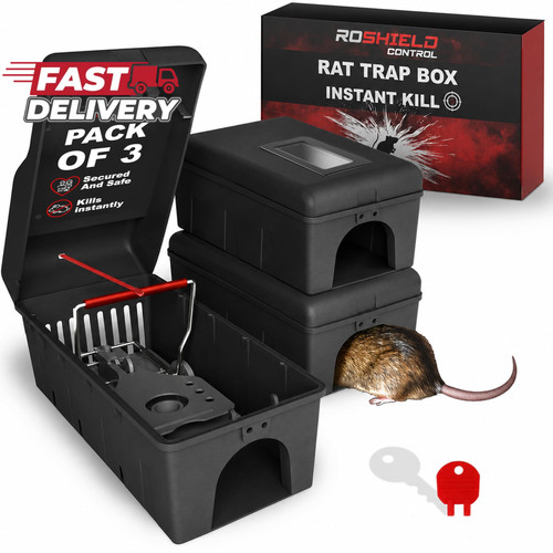 Roshield rat trap - 3x,