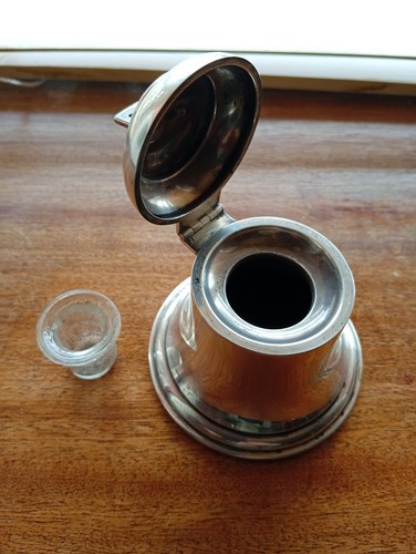 Antique sterling silver bell - silver,
