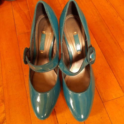 Next teal green strap shoes - next,