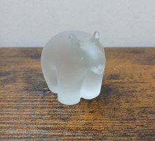 Vintage White Frosted Ice Art